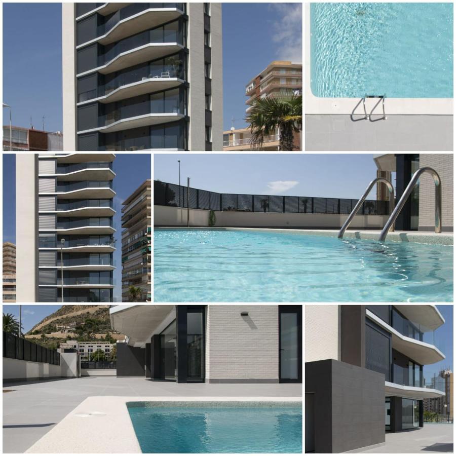 Modern Sea Front Sea Water Apartment Alicante Ngoại thất bức ảnh